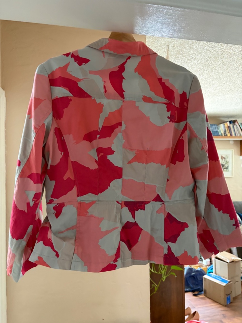 Mark Adam NY Pink Camo Jacket Size 44 (US Large) 💗 Statement Blazer - Picture 10 of 13